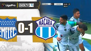 Macará LE GANO al BOMBILLO por la MÍNIMA  Emelec 01 Macará  LigaPro 2024 [upl. by Neva289]