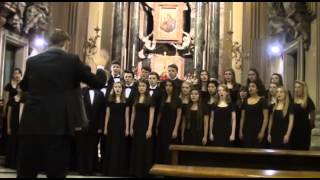 Pinewood choirs singing quotAlleluiaquot by Linda Spevacek in Italy [upl. by Frasier531]