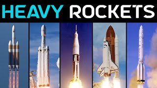 ℍ𝕖𝕒𝕧𝕪𝕃𝕚𝕗𝕥 Rocket Launch Compilation [upl. by Nations]