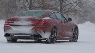 BMW M850i vs Northern Ontario Winter [upl. by Enialb]