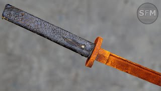 Restoration Old Rusty Japanese KATANA Sword [upl. by Downes660]