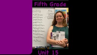 180 Days of Spelling and Word Study Grade 5 Unit 15 ITION Suffix [upl. by Oitaroh353]