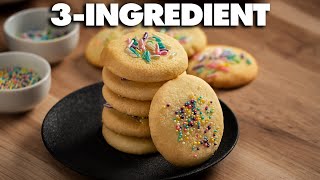 3 Ingredient Sugar Cookies [upl. by Ern]