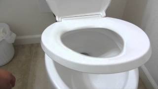 How to replace and install the Kohler GripTight Cachet Q3 Elongated Toilet Seat [upl. by Etnod]