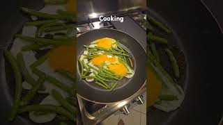 Cooking string beans and eggs [upl. by Goodson660]