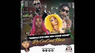 SHABBA RANKS x SPICE X SHENSEEA x VYBZ KARTEL NEEDLE EYE MEK HIM COME HOME REMIX RAW By DjCrisCross [upl. by Nahtaneoj287]