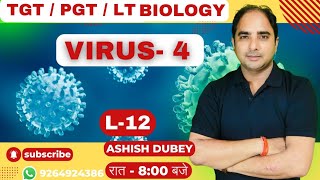 VIRUS  4  TGTPGTBIOLOGY ONLINE CLASS  VIRUS VIROID TGT PGT BIOLOGY ONLINE CLASS [upl. by Tung]