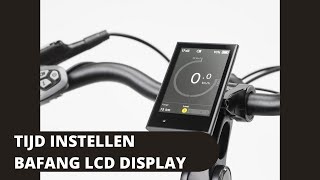 tijd instellen bafang display Qwic DPC18 [upl. by Saenihp315]