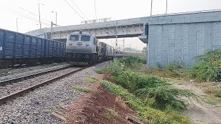 TKD liveried Gooty WDP4B hauled 17321  Vasco Da Gama  Jasidih Express was spotted at Ballari [upl. by Addi]