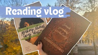 READING VLOG 🍁 jesienne książki chorowanie i troszkę życia 🤍  Amethyst Books [upl. by Ominorej798]