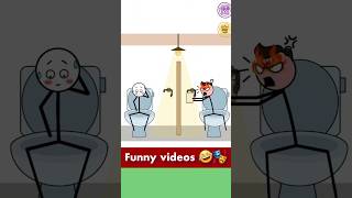 Funny Animation Toilet Video shortvideo funny animation [upl. by Dayiz591]