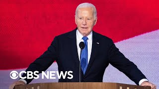 Watch President Biden delivers DNC address [upl. by Aryam916]