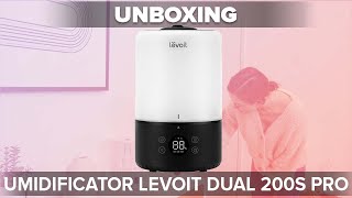 Unboxing Umidificator Levoit Dual 200S Pro [upl. by Aicnorev]