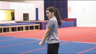 How to Do a Low Touchdown in Cheerleading [upl. by Eimma]