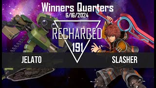 Recharged 191 WQ  Jelato ROB vs Slasher Shulk [upl. by Ettennad]