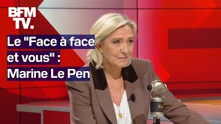 Mineurs délinquants Russie Sciences Po… lintégralité de linterview de Marine Le Pen [upl. by Anaic313]