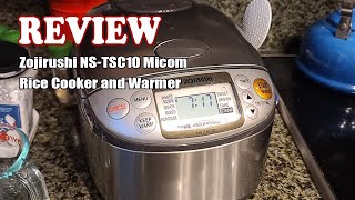 Review Zojirushi NSTSC10 Micom Rice Cooker and Warmer 2024  Worth the Investment [upl. by Dnomyaw]