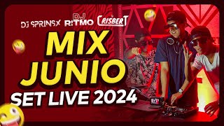 😜MIX JUNIO 2024  Lo Mas Sonado  Reggaeton Trap Electro Tech House  DJ Set [upl. by Lidaa196]