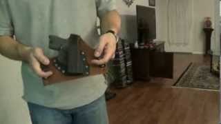 IWB Gun Holster Demo Warthog Gear CCW Glock 27 Kahr PM9 MampP Shield [upl. by Aramenta327]