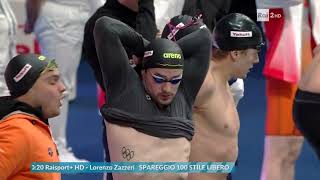 THOMAS CECCON WSC Budapest 2022 4 x100 medley relay mixed final [upl. by Afesoj]