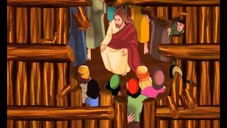 Bible stories for kids  Jesus heals the paralyzed man  Hindi Cartoon Animation [upl. by Cosmo220]