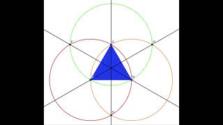 Comment construire 1 hexagramme étoile de david régulier à la règle et au compas [upl. by Muns]