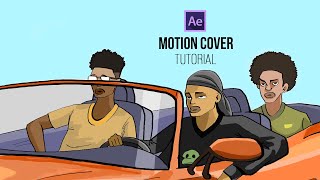 Motion cover art  Adobe after effects tutorial [upl. by Attegroeg]