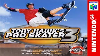 Tony Hawks Pro Skater 3 N64  Full Game Walkthrough  Longplay 4K60ᶠᵖˢ UHD [upl. by Hoebart57]