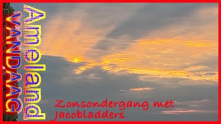 Zonsondergang 7 september  Hollum Ameland [upl. by Nyrtak]