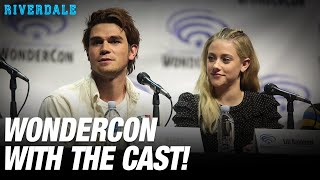 Cole Sprouse amp Lili Reinhart Interview for Riverdale at Wondercon [upl. by Dranreb]