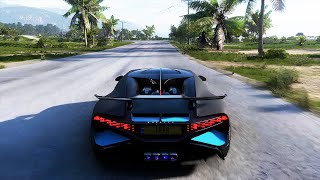 Forza Horizon 5  Bugatti Divo 2019  Open World Free Roam  Thrustmaster T300RS Gameplay [upl. by Ardnac]