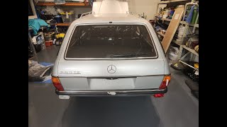 Mercedes S123 tailgate reassembly [upl. by Ursas955]