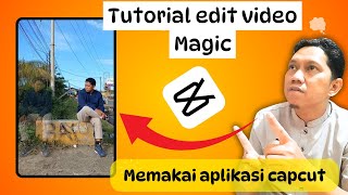 Tutorial edit video kloning menghilang hanya memakai aplikasi CapCut  tutorial edit video capcut [upl. by Renee]