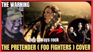 THE WARNING  The Pretender  Foo Fighters Cover  Out Of The Basement  VOCAL COACH REACTION [upl. by Ettennyl]