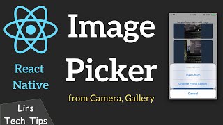 React Native 11 Image Picker from Camera Gallary  React Native [upl. by Aura7]