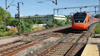 20627 Chennai to Nagercoil Vande Bharat Express at Srirangam [upl. by Yaj860]