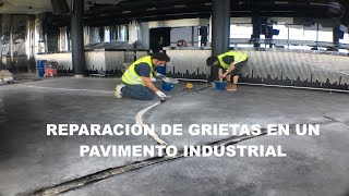 Reparación grietas en un suelo de hostelería 🛠 [upl. by Foscalina]