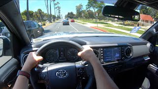 2021 Toyota Tacoma TRD  POV Test Drive and Walk Around [upl. by Ximenes388]