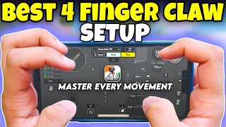 Best 4 Finger Claw Control Setting  4 Finger Control Code  BGMI  PUBG MOBILE [upl. by Bette-Ann]