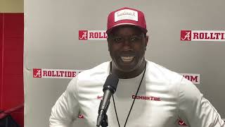 Alabama WR Coach JaMarcus Shephard Oklahoma Week [upl. by Aretha]