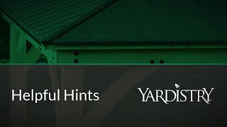 12 x 14 Yardistry Gazebo  Helpful Hints [upl. by Ahtelat]