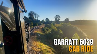 Drivers View in Steam Loco Garratt quot6029quot [upl. by Tedmund]