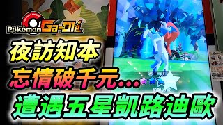 【Pokémon gaole傳說2彈】夜訪知本711忘情破千元遭遇5星凱路迪歐也順便把12星圖鑑收集完成了XD [upl. by Anes820]