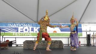 quotManimekhalaquot  Cambodian Dance amp Music National Folk Festival Salisbury MD [upl. by Kaylil41]