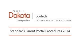 Standards Parent Portal Procedures 2024 [upl. by Svirad56]