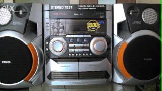 STEREO TEST  SPEECH amp MUSIC TEST 2 PHILIPS FWV355 [upl. by Charie]