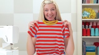 How to sew a Tshirt for kids and adults [upl. by Pollie]