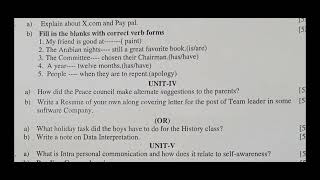 jntuk r23 communicative english set 2 common to all 1st btech [upl. by Nolaj434]