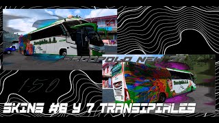 6 y 7 SKIN TRANSIPIALES ATS2 150 Marcopolo new g7 1200 [upl. by Vilhelmina]