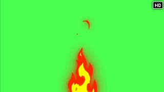 Fire Green Screen Animation Effect HD Footage No Copyright [upl. by Fabyola764]